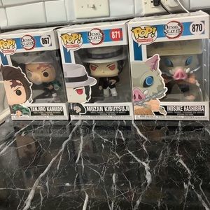 demon slayer Funko pop Lot